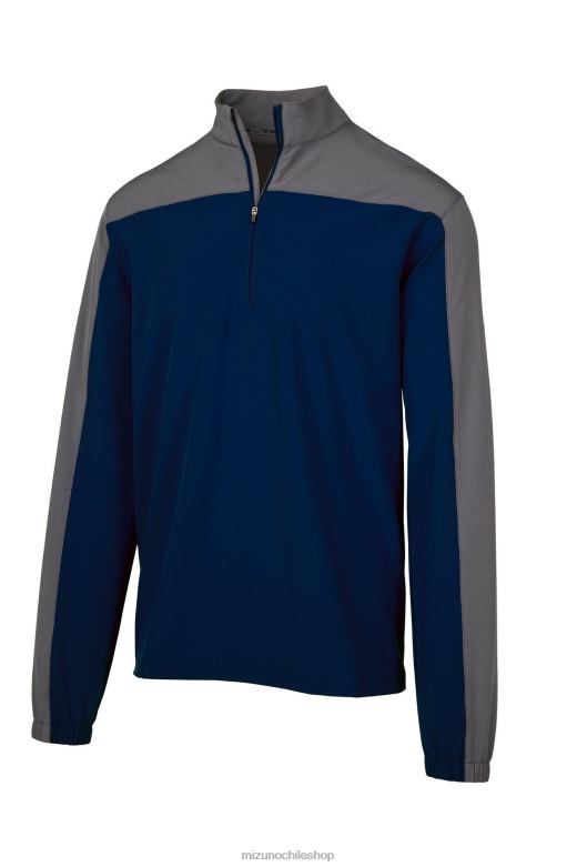 Mizuno chaqueta de bateo de manga larga comp sombra azul marino (519i) juventud vestir ZH2D1531 Mizuno Chile
