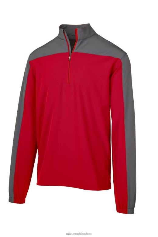 Mizuno chaqueta de bateo de manga larga comp sombra roja (109i) juventud vestir ZH2D1530 Mizuno Zapatos De Futbol
