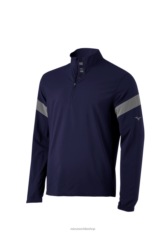Mizuno chaqueta de bateo de manga larga sombra azul marino (519i) hombres vestir ZH2D1318 Mizuno Chile