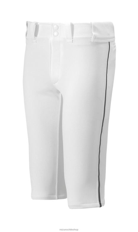 Mizuno Pantalón de béisbol Premier con ribetes cortos blanco-negro(0090) juventud vestir ZH2D1216 Mizuno Chile