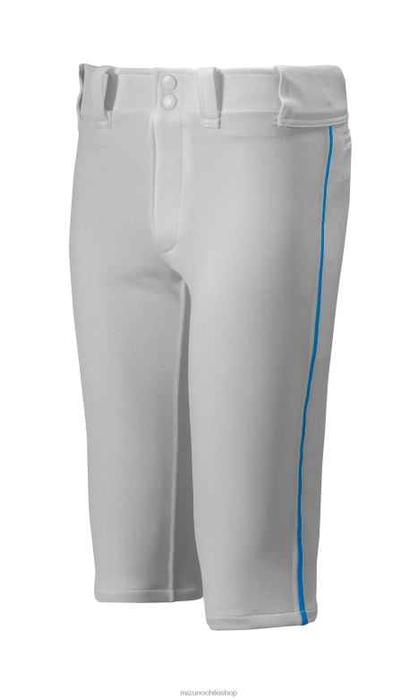 Mizuno Pantalón de béisbol Premier con ribetes cortos gris-real juventud vestir ZH2D1219 Mizuno Chile