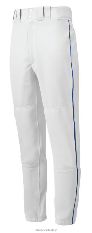 Mizuno pantalón de béisbol con ribetes premier blanco-real(0052) hombres vestir ZH2D1165 Mizuno Chile