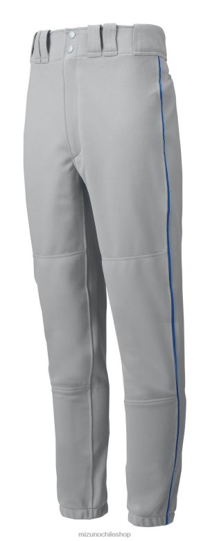 Mizuno pantalón de béisbol con ribetes premier gris-real juventud vestir ZH2D1207 Mizuno Chile