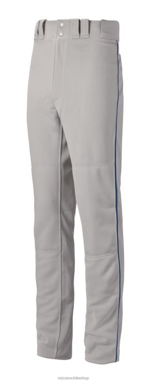 Mizuno pantalón de béisbol premier pro ribeteado g2 gris-azul marino juventud vestir ZH2D1198 Mizuno Chile