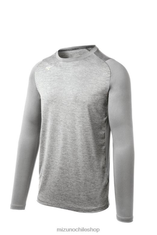 Mizuno manga elástica alfa gris(9191) unisexo vestir ZH2D2753 Mizuno Zapatillas