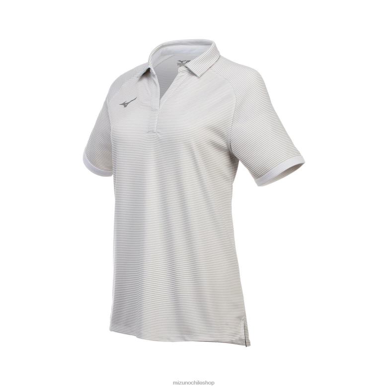 Mizuno polo explorador blanco(0000) mujer vestir ZH2D2775 Mizuno Zapatos De Futbol