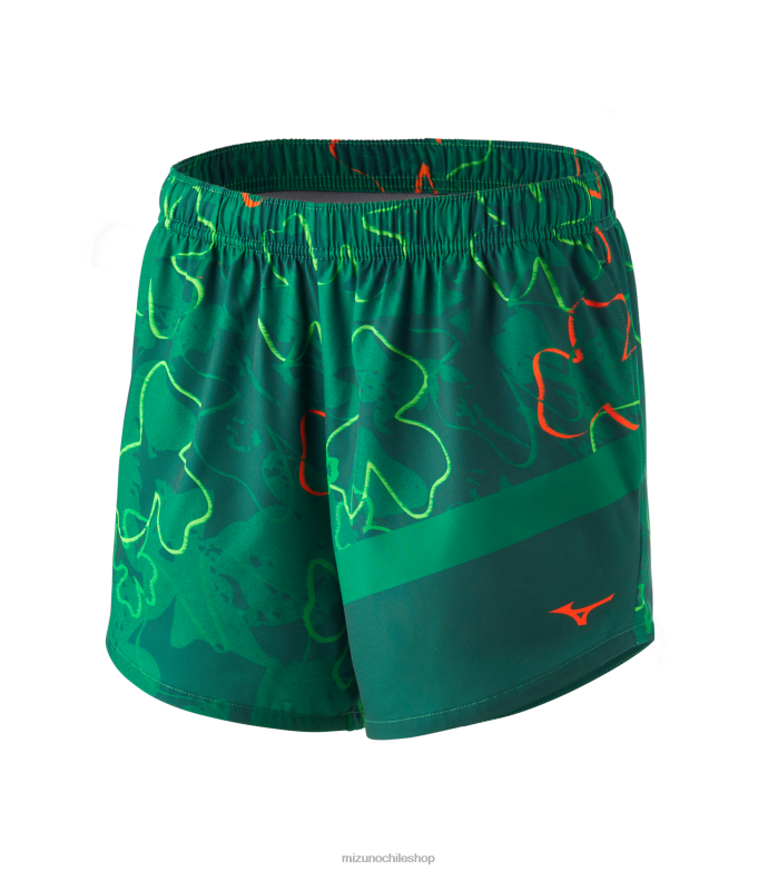 Mizuno Pantalón corto de running imprimible de 5" con forro paddygreen(sm73) mujer vestir ZH2D262 Mizuno Chile