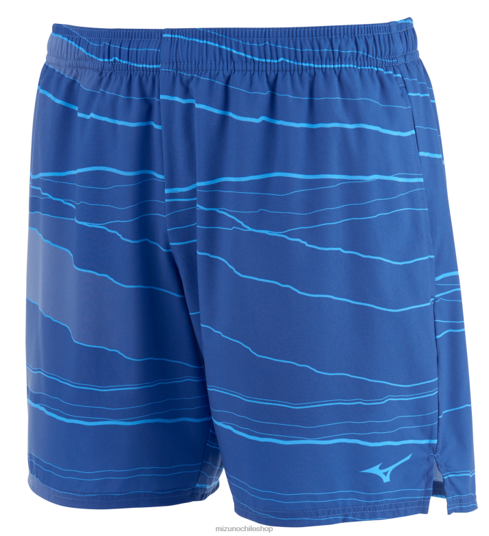 Mizuno pantalón corto imprimible eco 7" azul olímpico (ybyb) hombres vestir ZH2D324 Mizuno Zapatos De Futbol