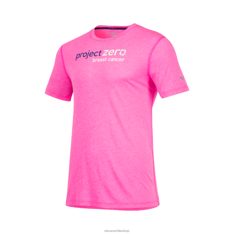 Mizuno inspirar proyecto cero camiseta rosa impactante (1m1m) hombres vestir ZH2D368 Mizuno Zapatillas