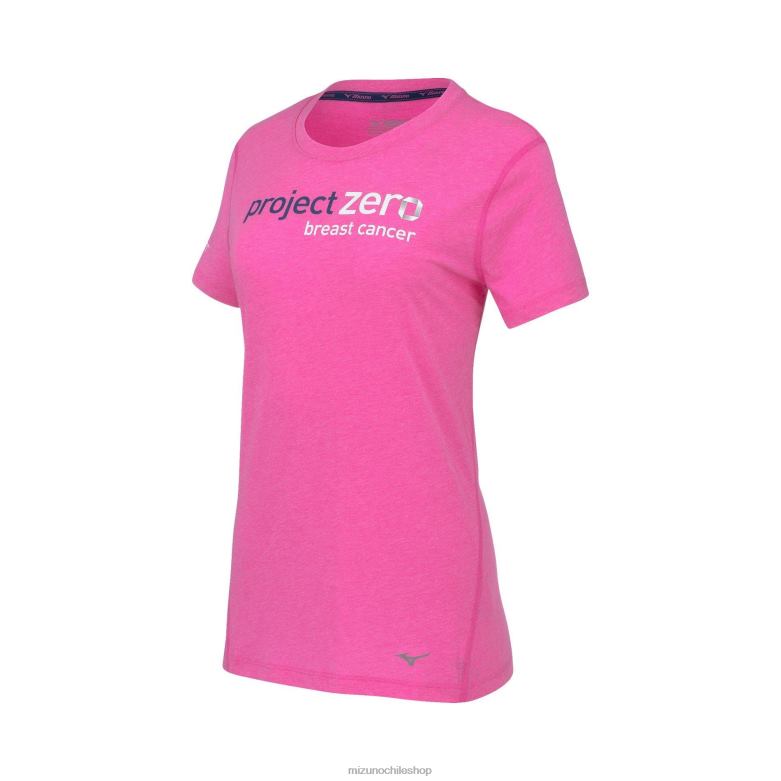 Mizuno inspirar proyecto cero camiseta rosa impactante (1m1m) mujer vestir ZH2D370 Mizuno Chile