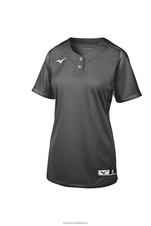 Mizuno camiseta de softbol aerolite de 2 botones carbón(9292) unisexo vestir ZH2D1955 Mizuno Zapatillas