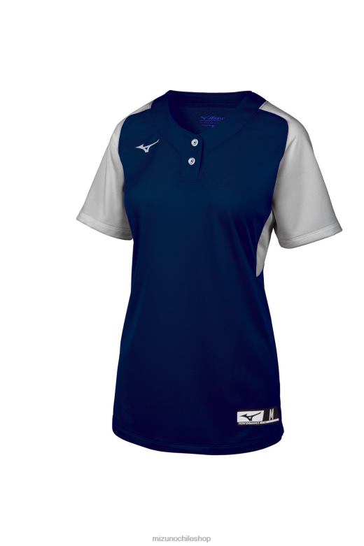 Mizuno camiseta de softbol aerolite de 2 botones gris marino(5191) unisexo vestir ZH2D1952 Mizuno Zapatillas