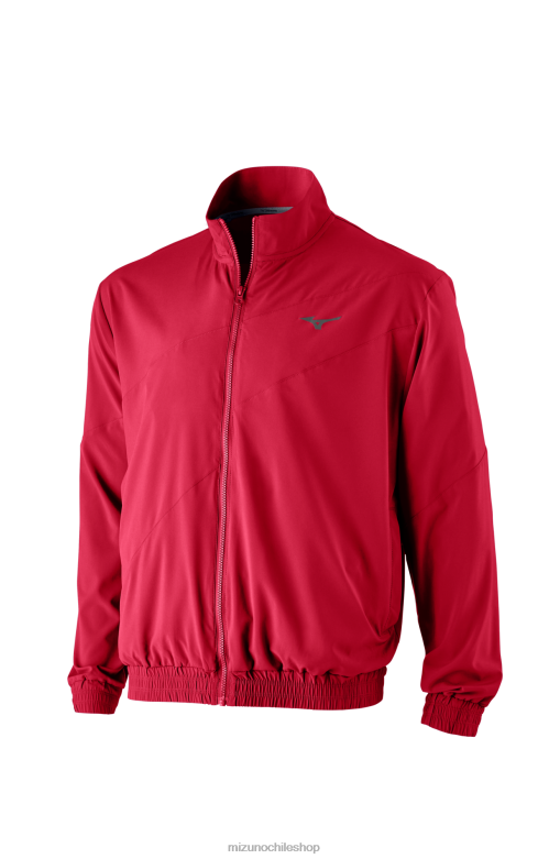 Mizuno chaqueta del equipo breaker rojo(1010) unisexo vestir ZH2D1290 Mizuno Zapatos De Futbol