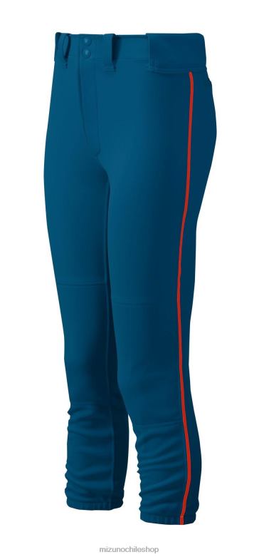 Mizuno pantalón de softbol con ribetes y cinturón rojo marino(5110) chica vestir ZH2D1928 Mizuno Zapatillas