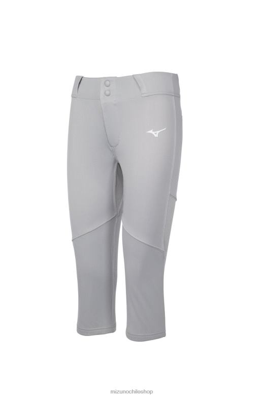 Mizuno pantalón de softbol con ventilación aerodinámica gris(9191) mujer vestir ZH2D1887 Mizuno Zapatos De Futbol