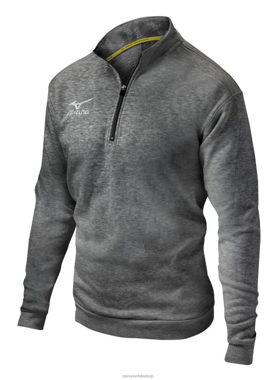 Mizuno Jersey polar con 1/2 cremallera carbón(9292) unisexo vestir ZH2D1500 Mizuno Zapatos De Futbol
