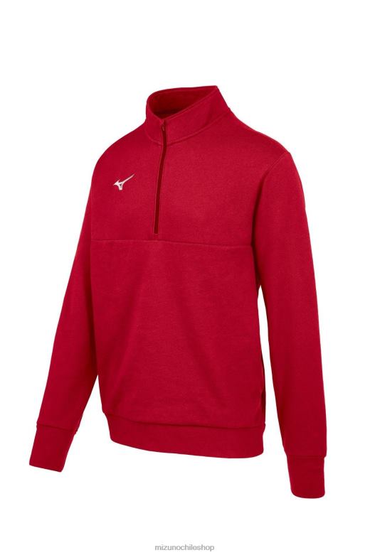 Mizuno mz1 jersey polar con cremallera de 1/4 rojo(1010) unisexo vestir ZH2D1306 Mizuno Chile