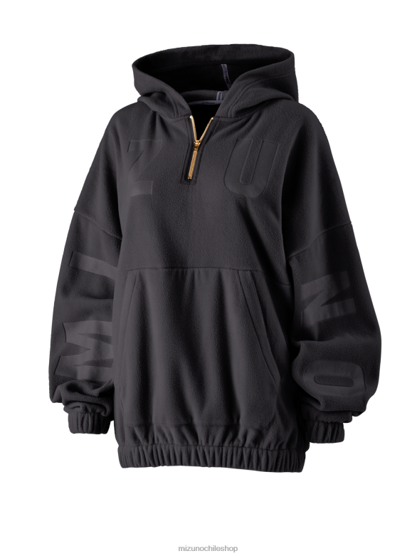 Mizuno tumbona 1/4 cremallera negro(9090) mujer vestir ZH2D2041 Mizuno Chile