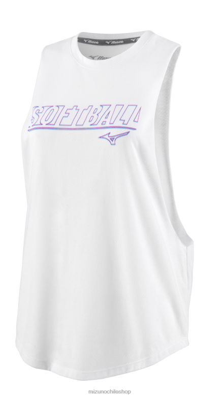 Mizuno tanque gráfico muscular blanco(0000) mujer vestir ZH2D2122 Mizuno Chile