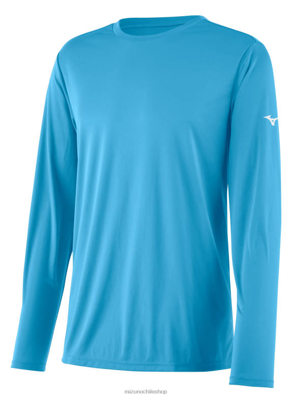 Mizuno camiseta de manga larga azul claro(5555) hombres vestir ZH2D1435 Mizuno Chile