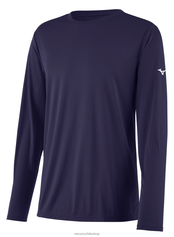 Mizuno camiseta de manga larga azul marino(5151) hombres vestir ZH2D1433 Mizuno Zapatillas