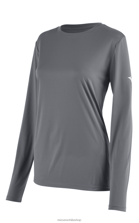 Mizuno camiseta de manga larga gris(9191) mujer vestir ZH2D1376 Mizuno Zapatillas