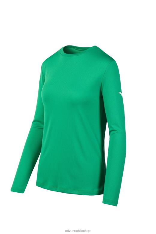 Mizuno camiseta de manga larga kellyverde(4l4l) mujer vestir ZH2D2107 Mizuno Chile