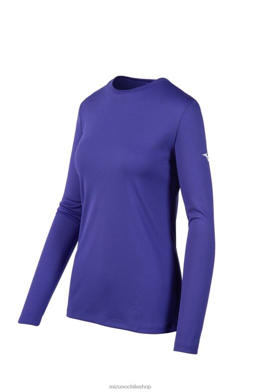 Mizuno camiseta de manga larga morado(6060) juventud vestir ZH2D1527 Mizuno Zapatos De Futbol