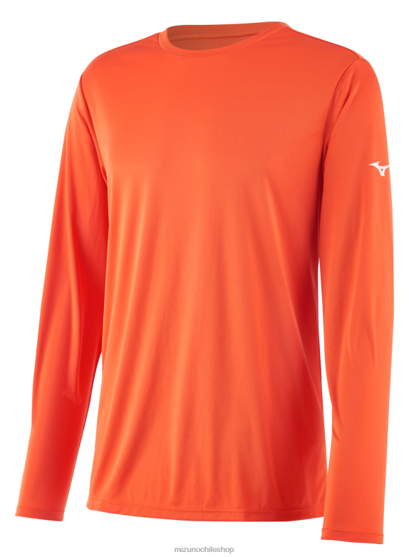 Mizuno camiseta de manga larga naranja (2020) hombres vestir ZH2D1430 Mizuno Zapatillas