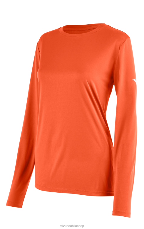 Mizuno camiseta de manga larga naranja (2020) mujer vestir ZH2D1369 Mizuno Chile