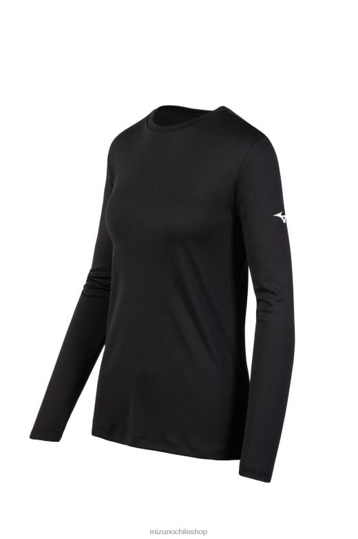 Mizuno camiseta de manga larga negro(9090) juventud vestir ZH2D1517 Mizuno Zapatillas
