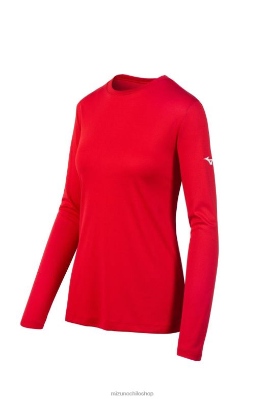 Mizuno camiseta de manga larga rojo(1010) mujer vestir ZH2D2102 Mizuno Zapatillas
