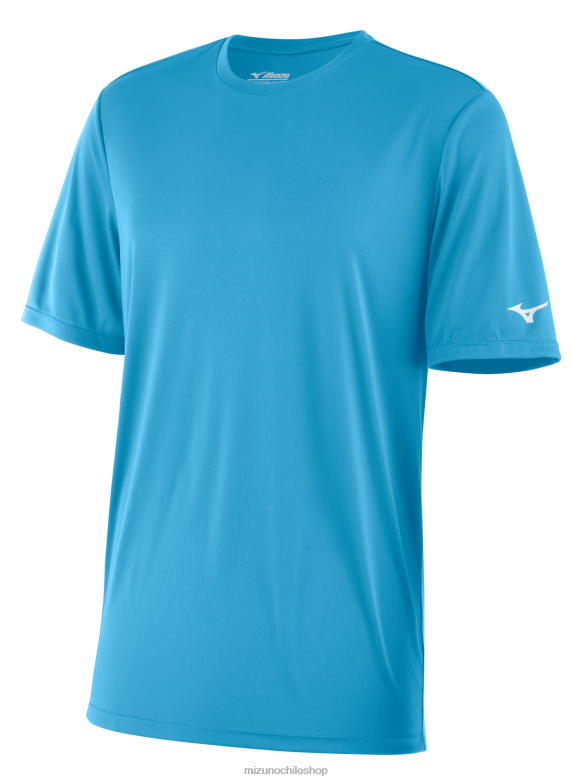 Mizuno camiseta manga corta nxt azul claro(5555) juventud vestir ZH2D1407 Mizuno Zapatos De Futbol