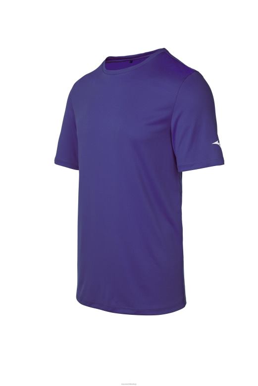 Mizuno tee morado(6060) juventud vestir ZH2D1512 Mizuno Zapatos De Futbol
