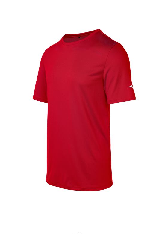 Mizuno tee rojo(1010) juventud vestir ZH2D1503 Mizuno Zapatos De Futbol