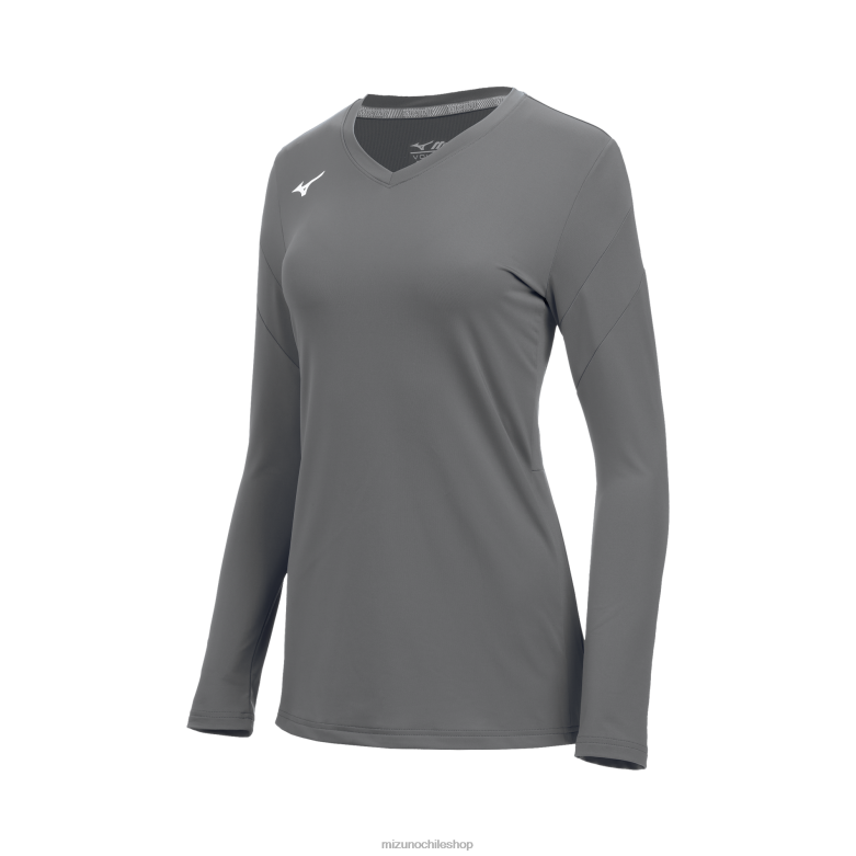 Mizuno camiseta balboa 6 de voleibol manga larga sombra tranquila (9i9i) mujer vestir ZH2D2323 Mizuno Chile