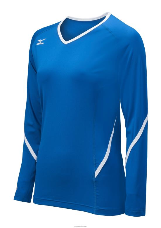 Mizuno camiseta de voleibol de manga larga Techno Generation blanco real (5200) unisexo vestir ZH2D2359 Mizuno Chile