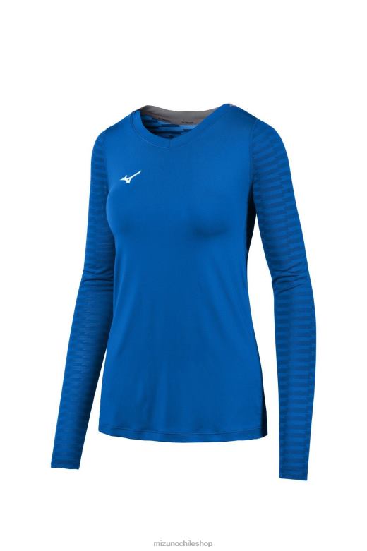 Mizuno camiseta de voleibol de manga larga United real(5252) mujer vestir ZH2D2340 Mizuno Zapatos De Futbol