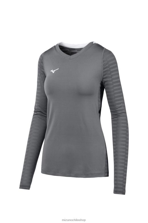 Mizuno camiseta de voleibol de manga larga United sombra tranquila (9i9i) mujer vestir ZH2D2341 Mizuno Chile