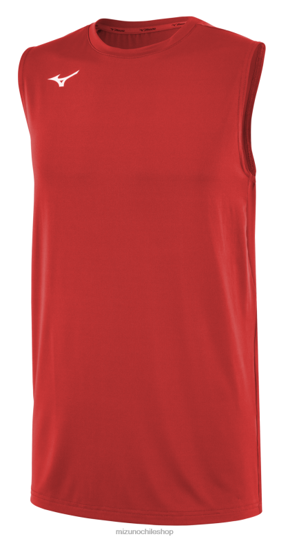 Mizuno camiseta de voleibol sin mangas rojo(1010) chico vestir ZH2D2523 Mizuno Zapatos De Futbol