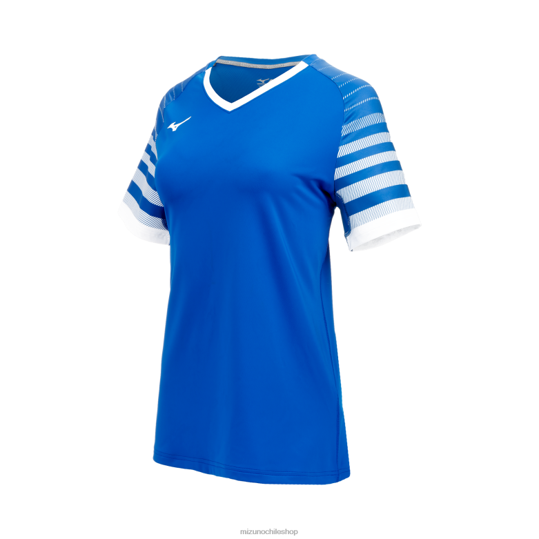 Mizuno camiseta de voleibol techno 8 manga corta blanco real (5200) mujer vestir ZH2D2332 Mizuno Chile