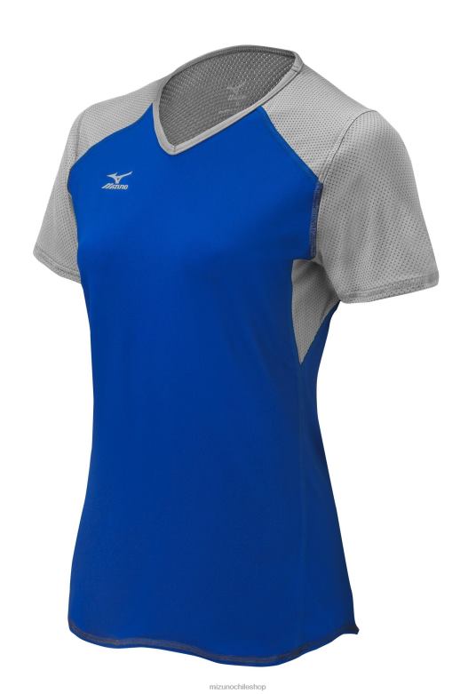 Mizuno camiseta de voleibol techno vi manga corta plata real(5273) unisexo vestir ZH2D2375 Mizuno Zapatillas