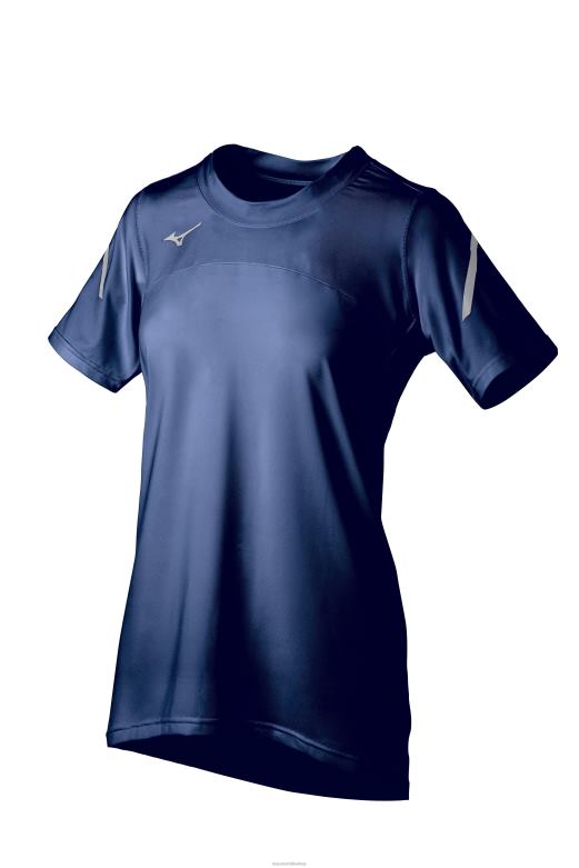 Mizuno camiseta de voleibol techno vii manga corta azul marino(5151) unisexo vestir ZH2D2383 Mizuno Chile