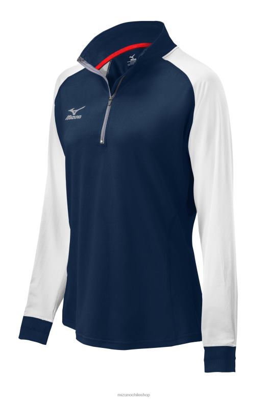 Mizuno chaqueta Prime con 1/2 cremallera azul marino-blanco(5100) unisexo vestir ZH2D2548 Mizuno Chile Mizuno chaqueta Prime con 1/2 cremallera azul marino-blanco(5100) unisexo vestir ZH2D2548 Mizuno Chile