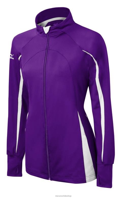 Mizuno chaqueta elite 9 focus con cremallera completa blanco-morado(6000) juventud vestir ZH2D2542 Mizuno Chile Mizuno chaqueta elite 9 focus con cremallera completa blanco-morado(6000) juventud vestir ZH2D2542 Mizuno Chile