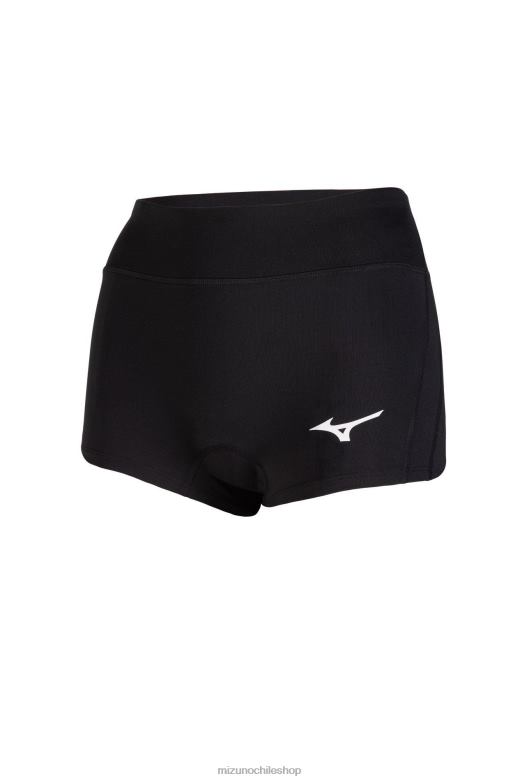 Mizuno pantalón corto de voleibol con entrepierna de 2,5" Apex negro(9090) mujer vestir ZH2D2229 Mizuno Zapatos De Futbol