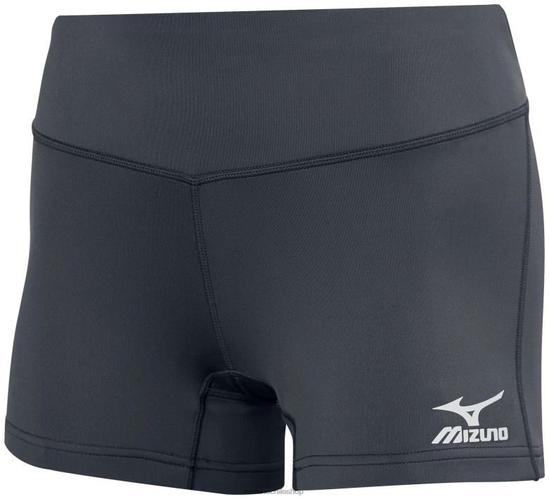 Mizuno pantalones cortos de voleibol con entrepierna de 3.5" Victory carbón(9292) juventud vestir ZH2D2262 Mizuno Zapatos De Futbol