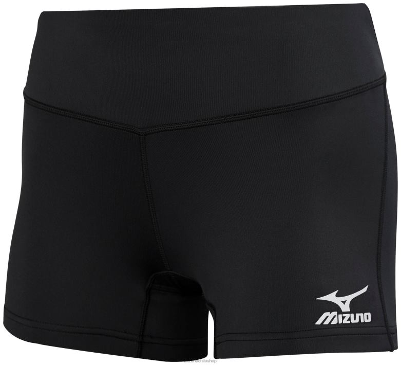 Mizuno pantalones cortos de voleibol con entrepierna de 3.5" Victory negro-divaazul(905s) unisexo vestir ZH2D2238 Mizuno Zapatos De Futbol