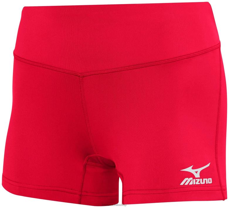 Mizuno pantalones cortos de voleibol con entrepierna de 3.5" Victory rojo(1010) juventud vestir ZH2D2259 Mizuno Zapatos De Futbol
