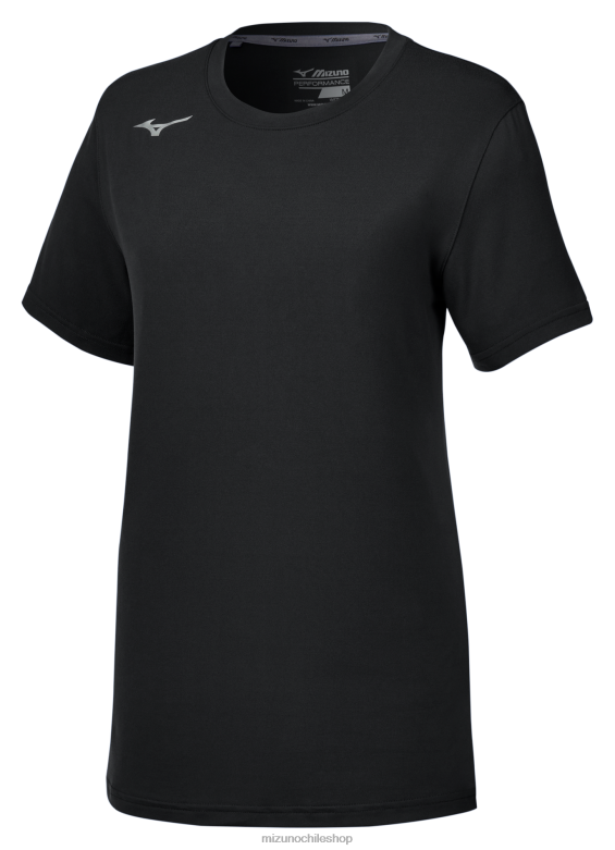 Mizuno camiseta de ataque de manga corta 3.0 negro(9090) chica vestir ZH2D2292 Mizuno Zapatos De Futbol